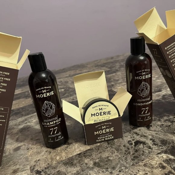 Moerie Hair Growth Set - Shampoo, Conditioner, & Mask (3pc) - Reverse Hair Loss - Picture 8 of 12